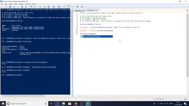 Creating a PAAS with Powershell - I смотреть онлайн