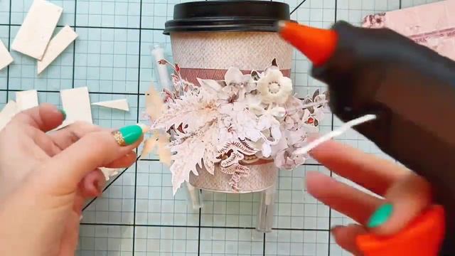 МАСТЕР КЛАСС// Оформление кружки. Скрапбукинг смотреть онлайн