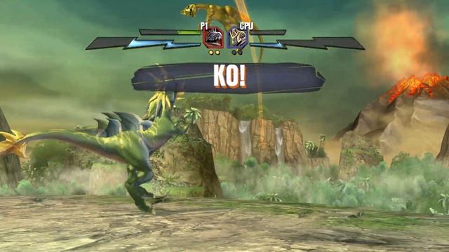 Battle of Giants: Dinosaurs Strike - Dilophosaurus Domination [Wii] смотреть онлайн