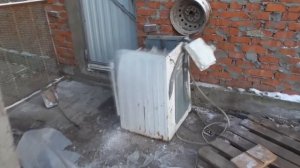 Разрушение стиральной машины! The destruction of washing machine