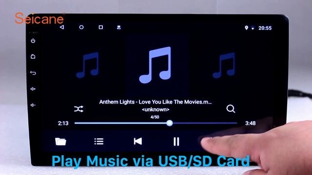 9 Inch Universal Car Autoradio GPS Navigation System Support Bluetooth Phone 3G Wifi 1080P Video смотреть онлайн