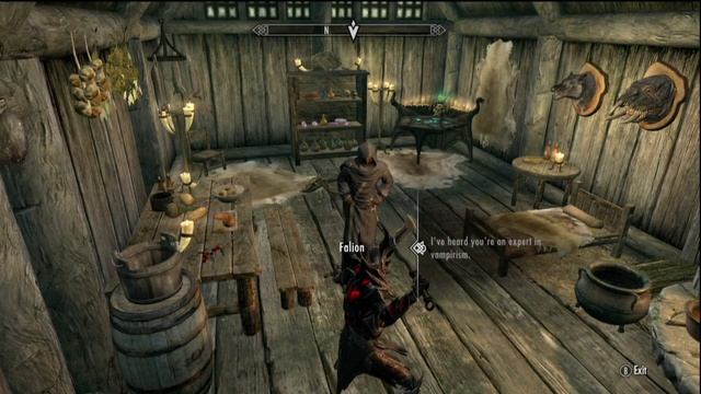 Skyrim - How To Cure Vampirism After The Dawnguard Questline смотреть онлайн
