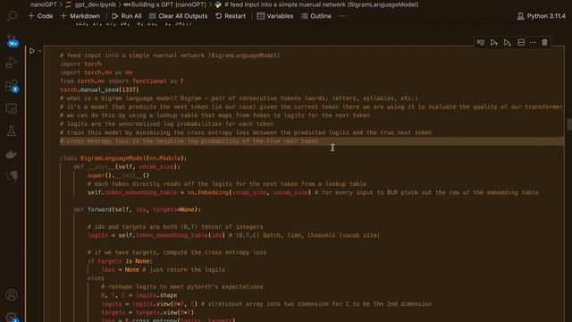 GPT (nanoGPT) from a beginner's perspective (Part 1) смотреть онлайн