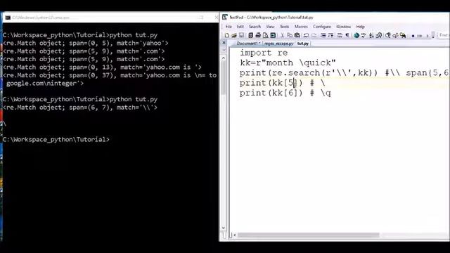 5 Regex , Escape ,Dot and Set Python in English Arabi لغة البايثون смотреть онлайн