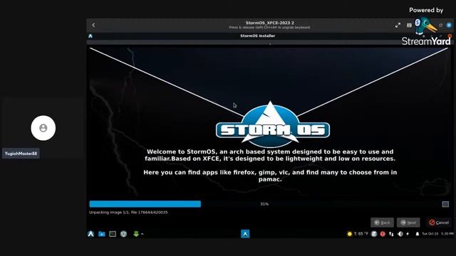 Storm OS Live Installation смотреть онлайн