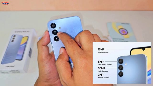 UNBOXING SAMSUNG A15 5G 8/256gb 3.599k NFC Folder Aman #SamsungA155G