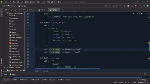 Real Software -GUI Password manager with Python | PyQt6 | PySide6 - 2022 смотреть онлайн