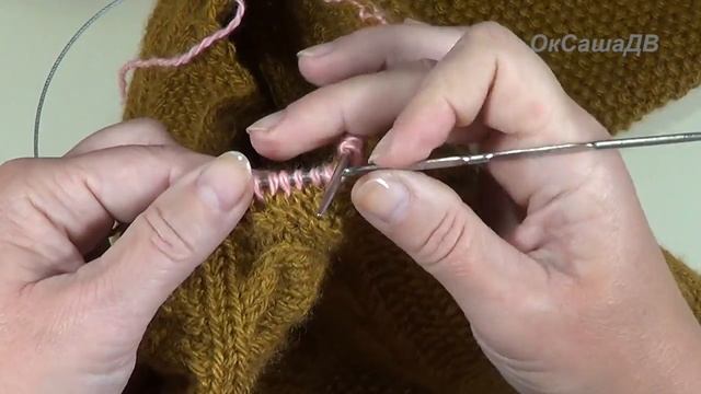 Свитер с косами для мальчика 1,5-2 года. Часть 2. Вяжем рукав и воротник. Сборка. смотреть онлайн