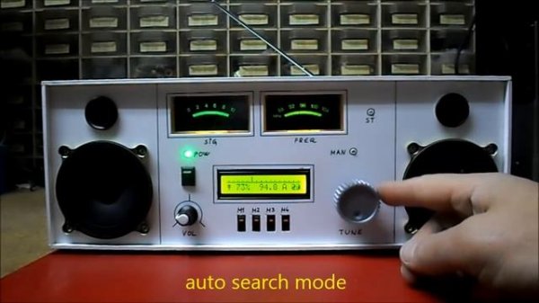 DIY retro look FM radio with TEA5767 module