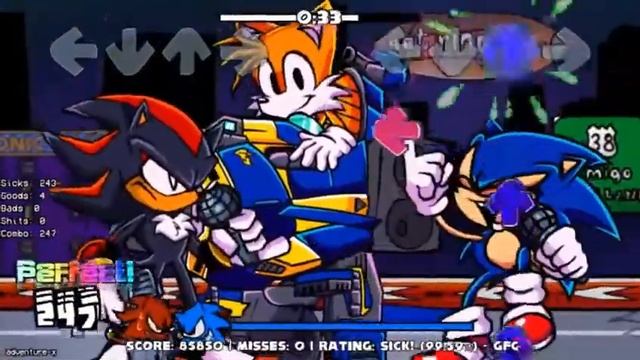 FNF Sonic Rhythm Rush смотреть онлайн
