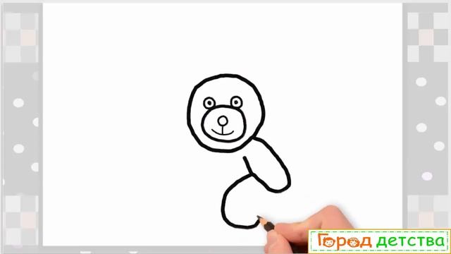 Как нарисовать плюшевого зайку-игрушку. Видео рисунки для детей от 4 лет смотреть онлайн