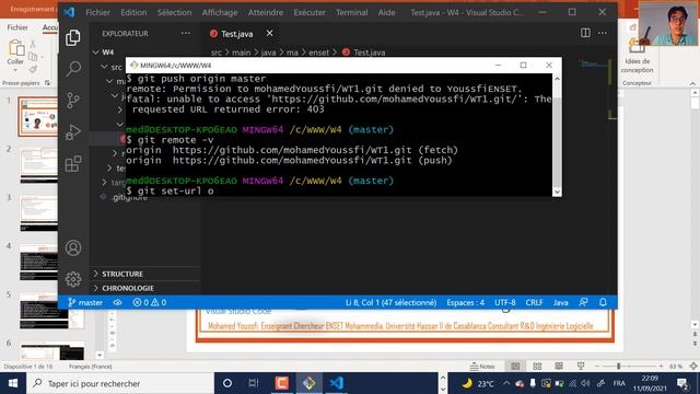 Part 3 Bases et Outils de Développement JAVA GIT смотреть онлайн