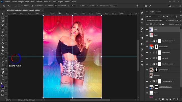 Tutorial para CREAR Flyer para EVENTO NOCTURNO con Photoshop ? Flyer con Jossmeri Toledo смотреть онлайн