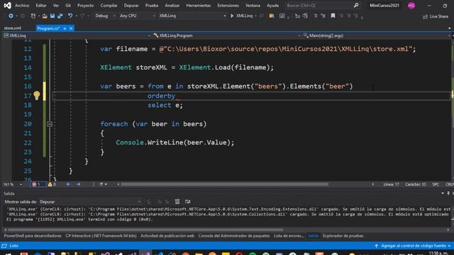 Utilizar LINQ en archivos XML en C# .Net смотреть онлайн