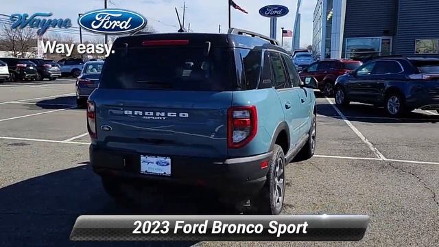 New 2023 Ford Bronco Sport Badlands, Wayne, NJ 23T-110 смотреть онлайн