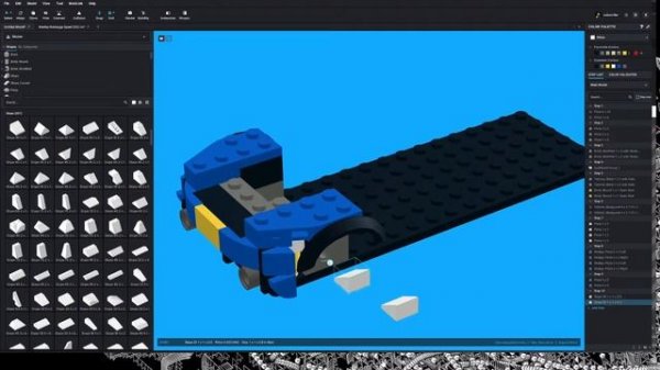 Building LEGO Audi RS Q8 in Bricklink Studio Live!