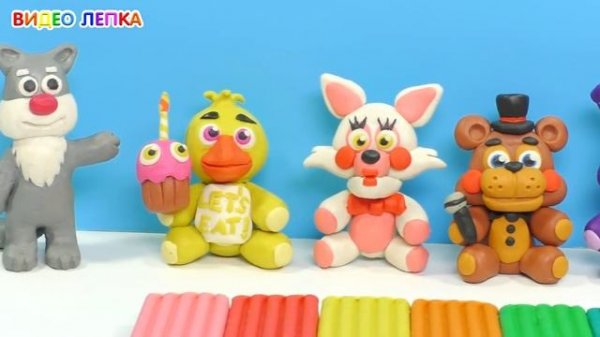 ФНАФ - КАК СЛЕПИТЬ ФРЕДДИ ИЗ ПЛАСТИЛИНА | DIY Five Nights at Freddy's Plush Freddy