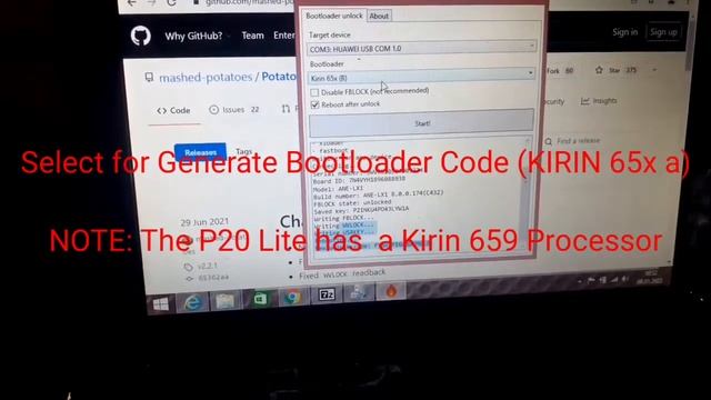 Huawei P20 Lite: Generate Bootloader Unlock Code for Free (Test Point) смотреть онлайн