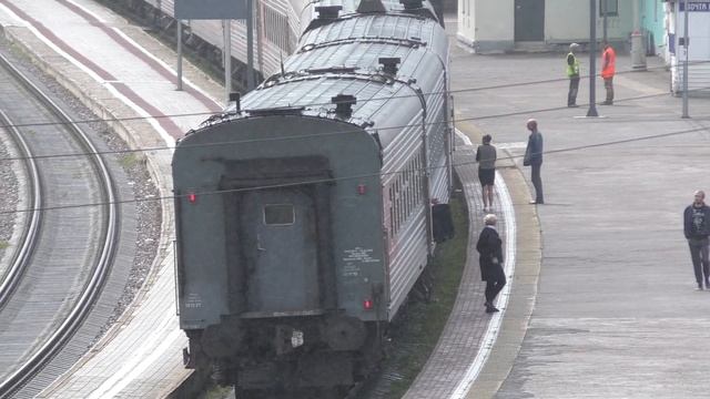 Поезд № 063/064 Москва – Псков. 2 состава: короткий и длинный смотреть онлайн