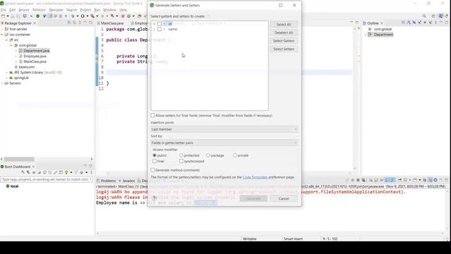 02-3 Spring Boot Tutorial- Dependency Injection - Setter Injection - Arabic [بالعربي] смотреть онлайн