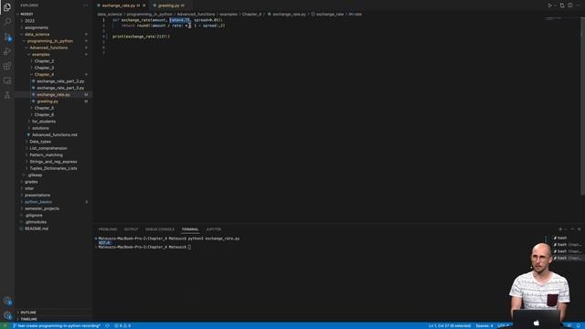 Advanced functions - Default parameters - Python смотреть онлайн