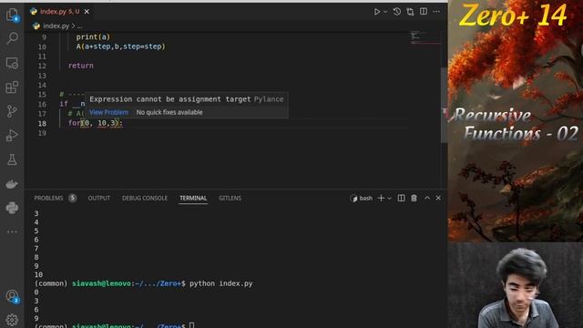 Recursive Functions-02 Z+14 || توابع بازگشتی смотреть онлайн