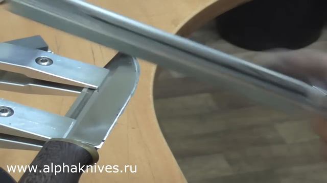 Восстановление убитого ножа Чебурков Х12МФ. Экстремальная заточка. смотреть онлайн