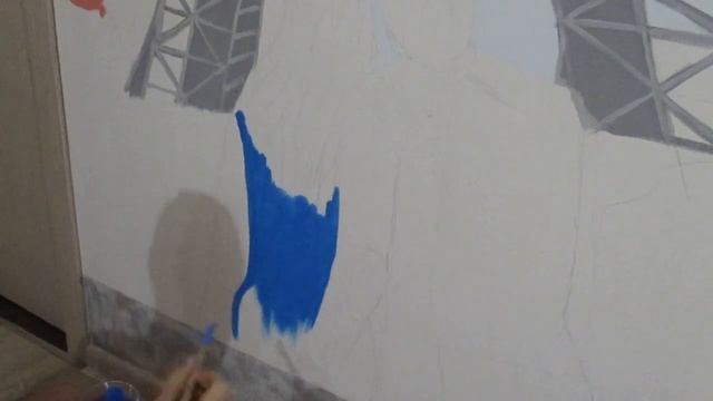 Рисуем картину на стене. Париж смотреть онлайн