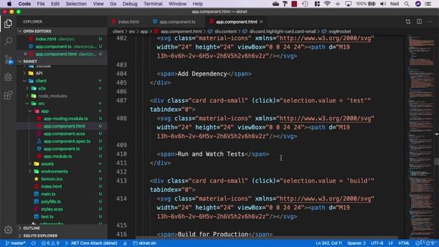 073 Reviewing the Angular project files in the template смотреть онлайн