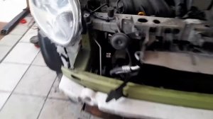 Снятие генератора Nissan Micra K13 1.2 (HR12DE)