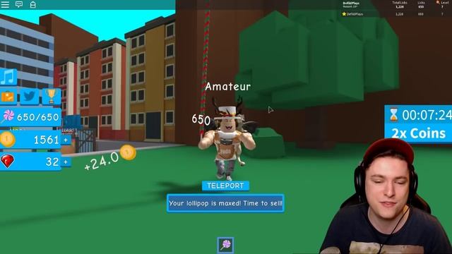 THIS GIVES FREE ROBUX GIFTCARDS! - LOLLIPOP SIMULATOR! (Roblox) *400K SPECIAL* смотреть онлайн
