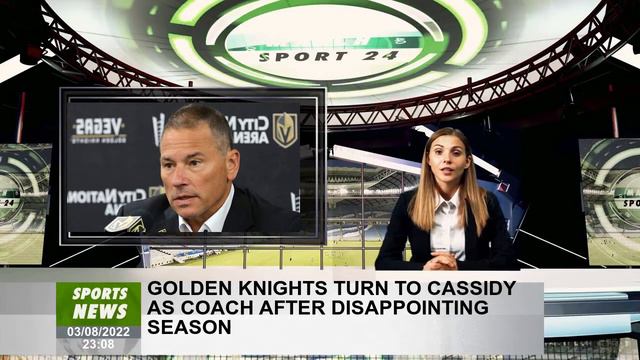 Golden Knights resort to Cassidy as a coach after a disappointing season смотреть онлайн