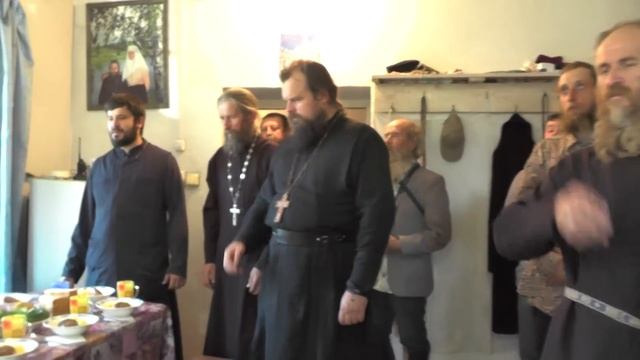 Молитва за стол на престольный праздник в пос. Потеряевка. 16.09. 2016 смотреть онлайн