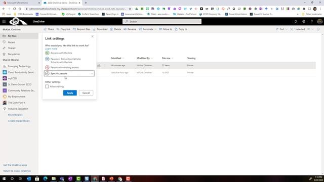 Sharing Files and Folders and Managing Permissions in OneDrive смотреть онлайн