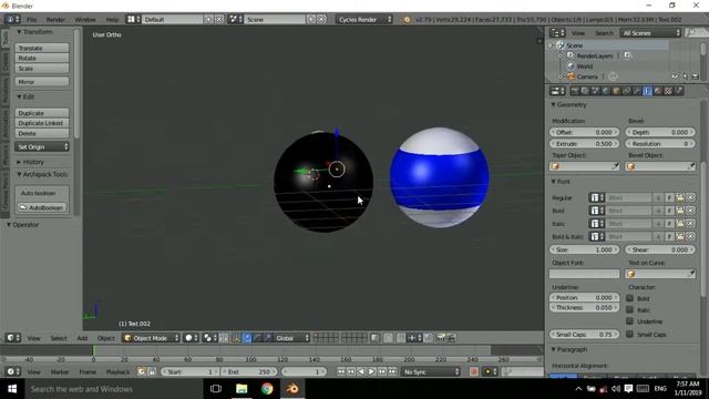 CREATING POOL BALLS USING BLENDER | TIMELAPSE | VERSION 2.79b смотреть онлайн