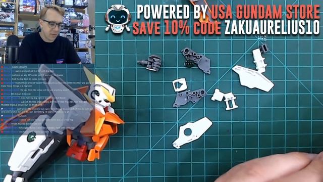 MG Gundam Kyrios LIVE BUILD! смотреть онлайн