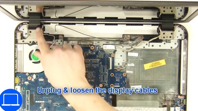 Dell Inspiron 17-3721 (P17E001) LCD Cable How-To Video Tutorial смотреть онлайн