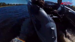 Лодка надувная моторная ПВХ НДНД SKAT 400 с интегрированным фальшбортом (Скат 400NDFi)