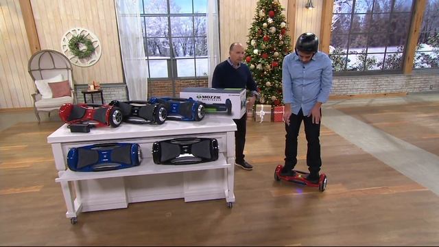 Mozzie Self-Balancing Hoverboard with Speakers and LED Lights on QVC смотреть онлайн
