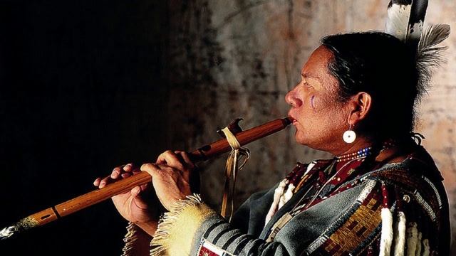Playing the Tibetan flute. Great music for relaxation. Тибетская флейта . Очень красивые мелодии . смотреть онлайн