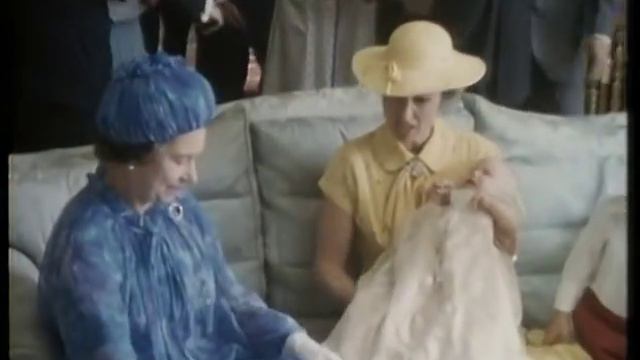 British Royalty | Zara Phillips Christening |Queen Elizabeth | Princess Royal | 1981 смотреть онлайн