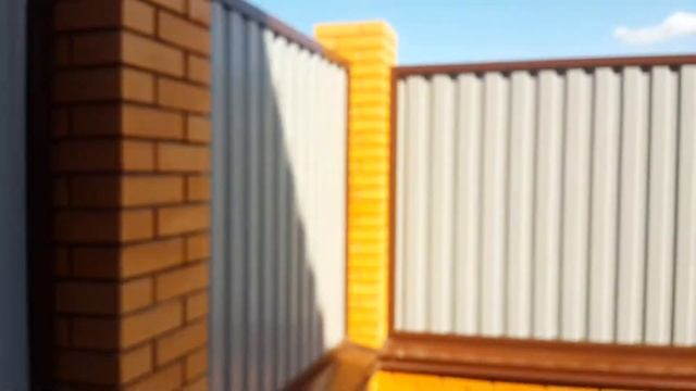 Забор профлист в рамке изнутри смотреть онлайн