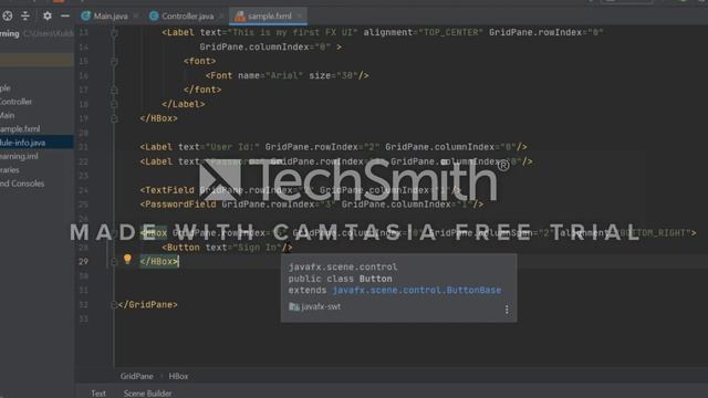 Creating Basic Java UI using Java FX смотреть онлайн