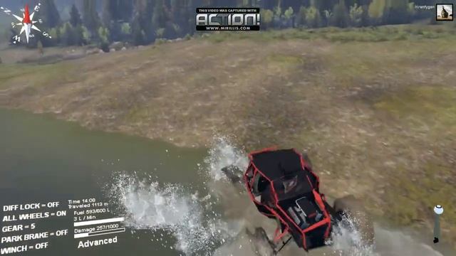 SpinTires The Raakry New Gearing and Suspension Test смотреть онлайн