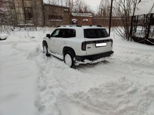 Месим снег в режиме Песок. Haval Dargo внедорожные режимы Ч.3.
