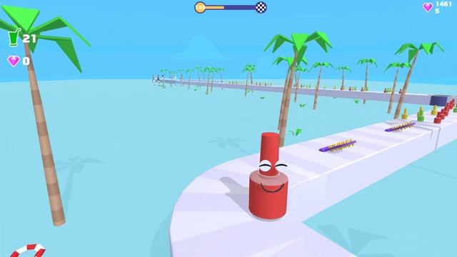 Juice Run - Gameplay Walkthrough - All Levels (IOS, Android) смотреть онлайн