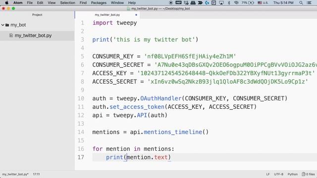 How To Create A Twitter Bot With Python | Build a Startup #4 смотреть онлайн