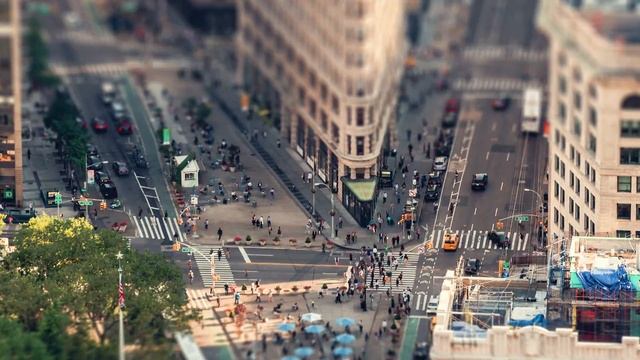 the flatiron building new york city 4k timelapse tilt shift of the iconic flatiron building in new смотреть онлайн