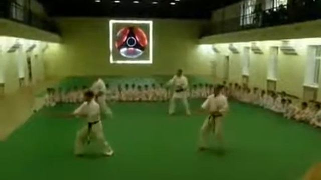 Каширка, май 2010, на детской аттестации ката 360p смотреть онлайн
