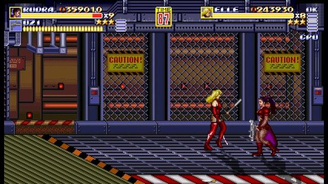 Streets Of Rage Remake Rudra & Elle Playthrough SOR1 Route смотреть онлайн